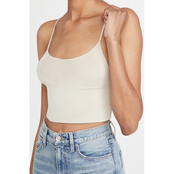 DION LEE Density Scoop Tank Top - in wheat - Picture 2 of 8